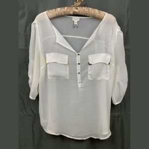 Dynamite Sheer Blouse